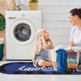 thumbnail image 4 of Ottomanson Laundry Collection Non-Slip Rubberback 2x5 Laundry Room Runner Rug, 20" x 59", 4 of 9