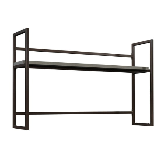 Sauder Manhattan Gate 66" Large Hutch, Mystic Oak Finish