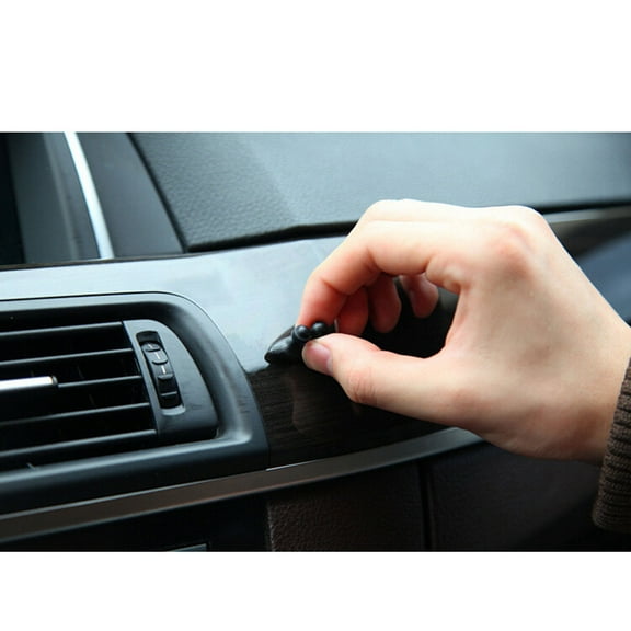 Masteelf 8 Pcs Car Wire Cord Clip Vehicle Wire Clip Charger Mounts Cable Tie Fixer Organizer Holder Car Fixed Clamp Desk Wall Cable Wire Clips (Black)