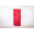 thumbnail image 3 of BeeTheLight Beeswax Pillar Candle - 100% Pure Bees Wax - Choose Your Size and Color - 72 Hour Burn Time - Fits 3x6 Holder - Unscented - Natural Light Honey Scent (Red Blossom, Large), 3 of 7
