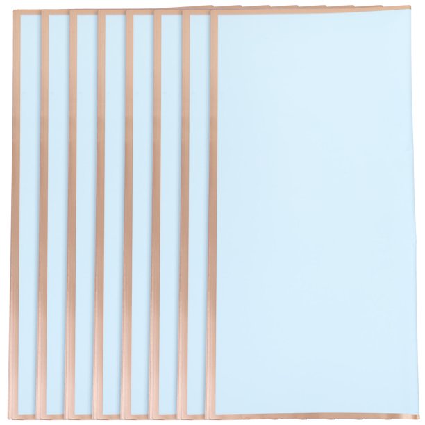 BESTYASH Papel Floral Azul Para Envolver Protegiendo Y Embelleciendo Ramos Y Regalos