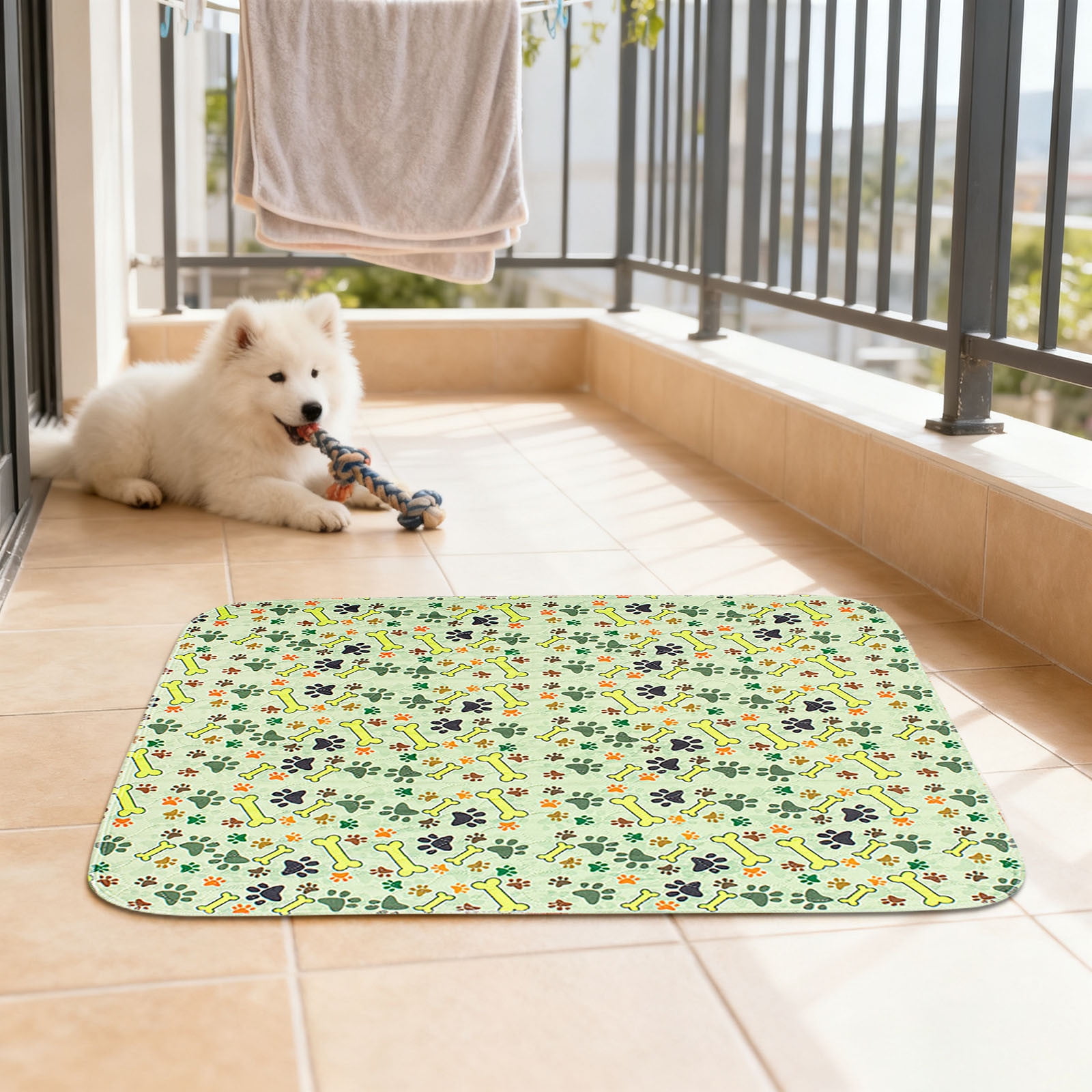 A Extra Large Washable Dog Pee Pads Version A Reusable Pet Training Pads For Puppies 31.5X35.4 Inches
