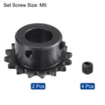 thumbnail image 3 of Uxcell #25 Chain Roller Sprocket, 14mm Bore 1/4" Pitch 16 Tooth Single Strand Chain Sprocket with Set Screws 2Pack, 3 of 6
