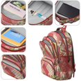 thumbnail image 4 of Pioneer Flower Backpack for School,Cute School Bag,Schoolbag with Adjustable Shoulder Straps & Padded Back,16.9 Inch, 4 of 5