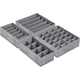 thumbnail image 1 of SONGMICS Organizador de Cajones, Juego de 4, Divisores de Armario Plegables para Sujetadores, Ropa Interior, Calcetines URYUS04LG, 1 of 5