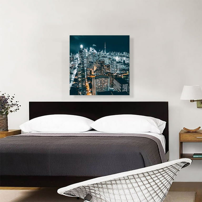 ARTCANVAS Toronto Canada Slate City Canvas Art Print buying