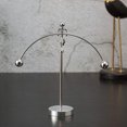 thumbnail image 4 of Shisuyan Balancing Man Ornament Metal Hercules Weightlifting Design 1 Set 7.07X6.68X1.57in, 4 of 8