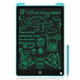 thumbnail image 1 of LVCHENG 12-Inch Monochrome LCD Tablet 28.6*19.2*0.95cm Eye-Protection Screen Blue, 1 of 8