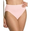Bali Women`s Set of 6 Comfort Revolution Microfiber Seamless Hi Cut Panty 6/7, Blushing Pink Pack of 6