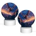 thumbnail image 2 of Naloa Starry Sky Flying Tiger Acrylic LED Night Light Custom LED Lights Personalized Nightlight Customized Gifts for Family Couples Friends, 2 of 9