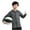 Grey, variant on Boys Athletic Hoodies and Sweatshirts Comfortable Zip Up Long Sleeve Pullover for Active Kids Outdoor Sports Wear