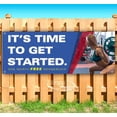 thumbnail image 1 of Its Time To Get Started 13 oz Vinyl Banner With Metal Grommets, 1 of 4
