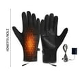 thumbnail image 3 of Winter Gloves, Waterproof Insulated Gloves for Cold Weather, Upgraded TouchScreen Texting with Thermal Soft Knit Windproof Cold Weather, for Running Driving Hiking Biking Daily Work, 3 of 6