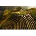 thumbnail image 2 of Tan Phat, Dao 32x22 Black Ornate Wood Framed with Double Matting Museum Art Print Titled - Mu Cang Chai - Vietnam, 2 of 4