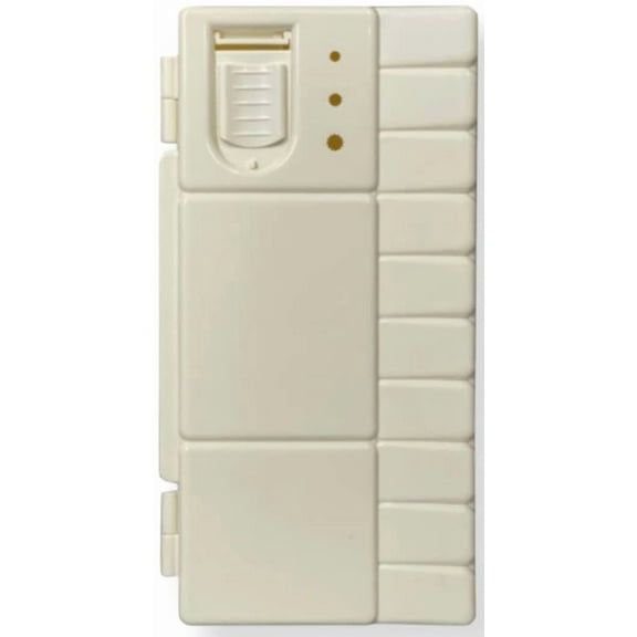 Heritage Arts AP049 Small Rectangular Palette SM; Tool Palette for Watercolor, Gouache, Acrylic and Oil Paint Pigments; White Durable Polypropylene Plastic; Thumb-Hole for One Hand Operation