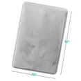 thumbnail image 5 of Nestl Absorbent Memory Foam Bath Mat Set Bathroom Rug, Silver, 20"X30", 5 of 7