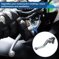thumbnail image 3 of Unique Bargains Long Brake Clutch Levers for Honda CBF1000 2006-2010 6 Position Adjustable Motorcycle Handlebar Brake Lever Aluminum Alloy Titanium Tone 1 pair, 3 of 6