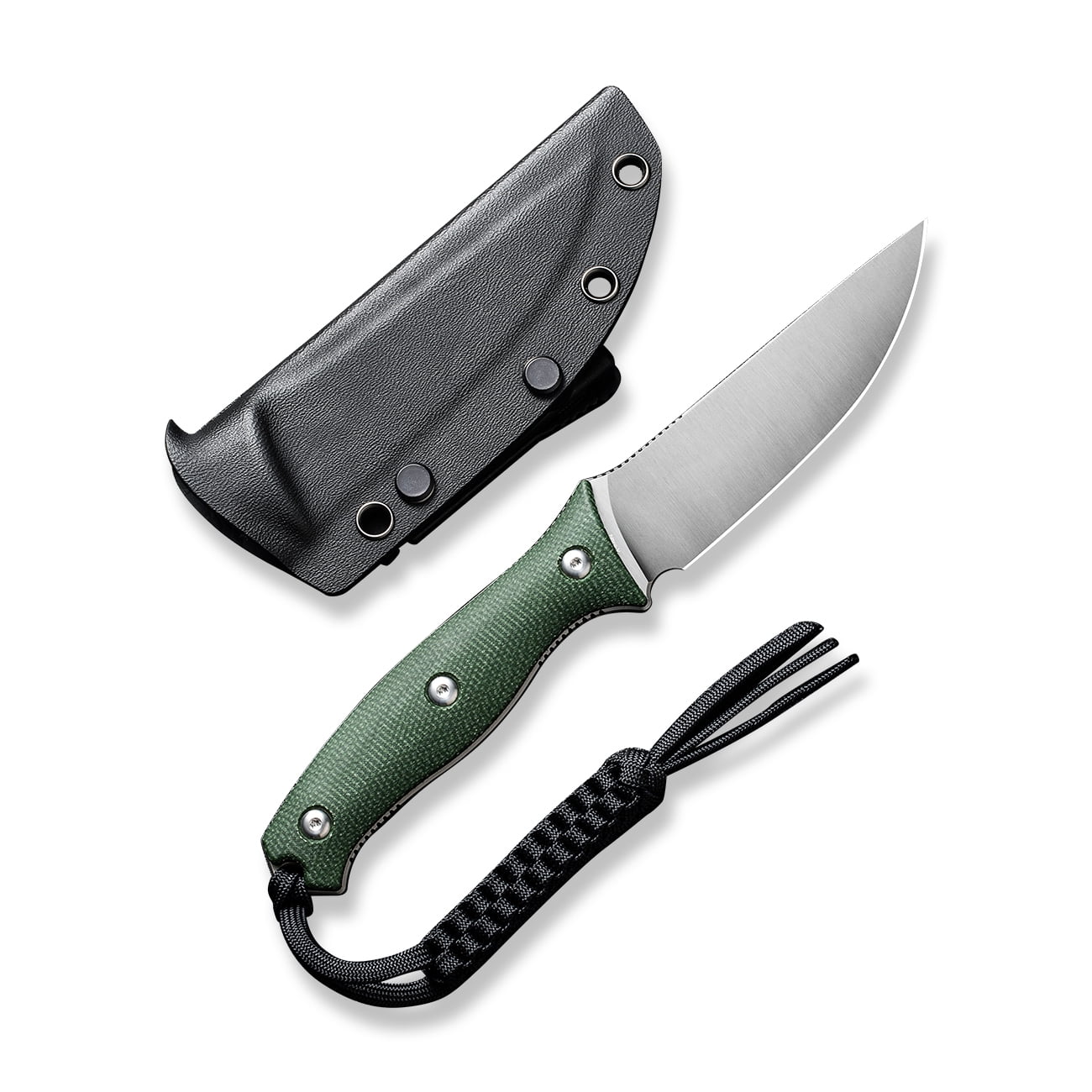 CIVIVI Knives Stormridge C23041-3 Fixed Blade Green Micarta Nitro-V Steel Knife