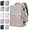 Gray Brown, variant on Levette Bag, Levettevac Backpack, Travel Backpack Carry on Flight Approved, Large Capacity Waterproof Bag