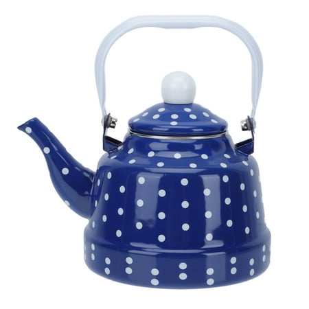 

Kettle Tea Teapot Pot Water Enamel Ceramic Coffee Boiling Kettles Whistling Enameled Vintage Dot Polka Stovetop Japanese