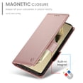 thumbnail image 2 of Designed for Samsung Galaxy S24 Ultra Wallet Case, with Card Slots Strong Magnetic Closure PU Leather Flip Fold Shockproof Kickstand Durable Purse Flip Case for Samsung Galaxy S24 Ultra - Rosegold, 2 of 7