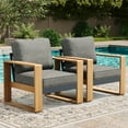 thumbnail image 5 of LayinSun Aluminum Patio Furniture Set 2 Chair, Oversized Seat with Hight Back, Outdoor Conversation Sets for Porch, Balcony, Deck, 5 of 7