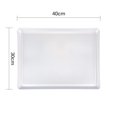thumbnail image 2 of Inteprter Bandeja para hornear perforada Rectangular aleación de aluminio bandeja para hornear versátil gran capacidad para cocina asar pan Mostrada, 2 of 4