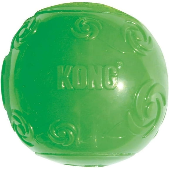 KONG Squeezz Ball Dog Toy - Assorted X-Large (3.5" Diameter) - Pack of 3