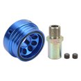thumbnail image 4 of Oil  Plate Adapter,  Professional Oil Filter Plate Aluminium Alloy With Connector For  BRZ 2012-2019 Blue, 4 of 8