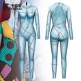 thumbnail image 1 of Disfraz de Sally para Halloween para adultos y niños, vestido, mono y conjunto., 1 of 5