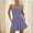 Purple, variant on Sakmal Sleeveless Womens Rompers for Summer Boat Neck Ruffle Strapless Brown Short Jumpsuits Solid Rompers with Pockets