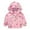 a-Pink360122, variant on FINALGANG Girls Toddler Casual Outdoor Jacket Dinosaur Prints Lightweight Windbreaker Long Sleeve Zipper Hooded Coat For Daily Wear Fashionable Outerwear
