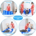 thumbnail image 3 of Positioning Bed Pad with Handles, 48" x 40” Transfer Sheet Patient, Reusable & Washable Transfer Blanket with Handles, Slide Sheet for Patient Transfer, Multipurpose Draw Sheets for Hospital Bed, 3 of 8