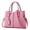Pink, variant on Women Satchel Bags Handle Shoulder Handbags Purses Leather Crossbody Bags