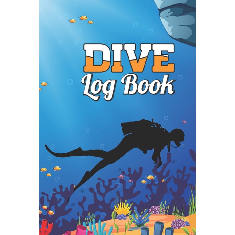 Dive Log Book Scuba Diving Logbook for Beginner, 100 Pages in 6" x 9