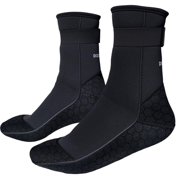 Calcetines de agua Dizokizo de neopreno antideslizantes de 3 mm, talla XL