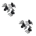 thumbnail image 1 of Matsuzay 50/100 Uds. Araña negra de plástico decoración de Halloween suministros para festivales divertidos juguetes de broma decoración negro 100 piezas 2piezas, 1 of 6