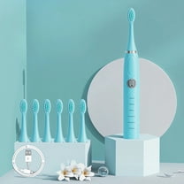 Byujiro Electric Toothbrush with 6 Brush Heads, Soft Bristle Toothbrush Rechargeable Adult Toothbrush