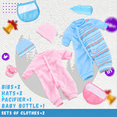 thumbnail image 6 of Baby Doll, YCFUN 12 inch Twin Dolls Baby Girl Toys for 2-5 Year Old Toddlers Kids Girls Boys, 6 of 6