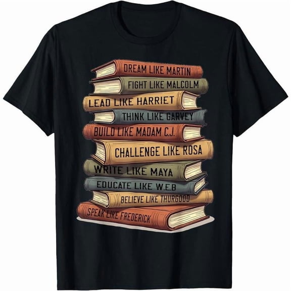 [100% Cotton] Black History Month Black Leaders African American Teachers T-Shirt Graphic Tees Cotton  On Golf Gift T-Shirt For Men And Women
