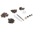 thumbnail image 2 of Metal Press Stud Snap Button Fastener for Leather Clothes Jacket Repair(bronze 3pcs tool), 2 of 10