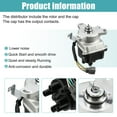 thumbnail image 5 of Unique Bargains Ignition Distributor for Honda Civic for Acura EL 1.5L/1.6L SOHC 1999 2000 TD-91U TD-63U TD-73U, 5 of 7
