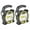 Yellow, variant on HIBIBUD 5.2" Green LED Work Light, Portable Camping Light, Battery Powered COB Flood Lamp