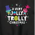 thumbnail image 3 of Trolls - Jolly Trolly Christmas Branch and Poppy - Toddler & Youth Crewneck Fleece Sweatshirt, 3 of 5