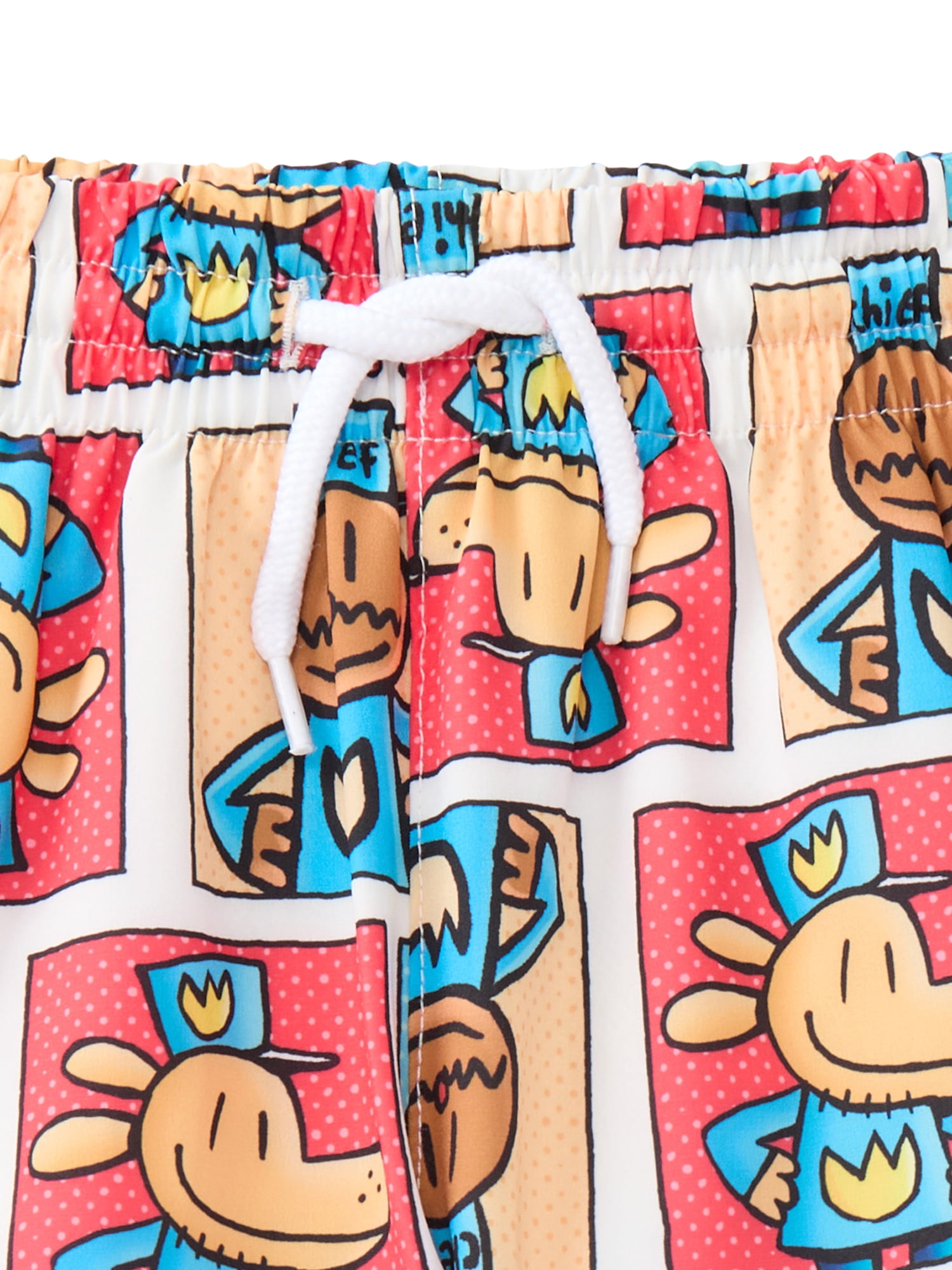 Dog Man Boys' Print Swim Shorts, Sizes XS-XL