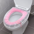 thumbnail image 4 of Toilet Seat Cushion Household Thickened Waterproofing Paste Toilet Seat Gasket Set Of Seat Cushion, 4 of 6