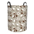 thumbnail image 2 of Balery Cotton Tree Round Laundry Basket with Handles Waterproof Freestanding Laundry Hamper for Clothes Toys in the Dorm and Family-Small, 2 of 8
