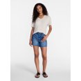 thumbnail image 2 of Time and Tru Women's V-Neck Tunic Tee with Short Sleeves, Sizes XS-XXXL, 2 of 5