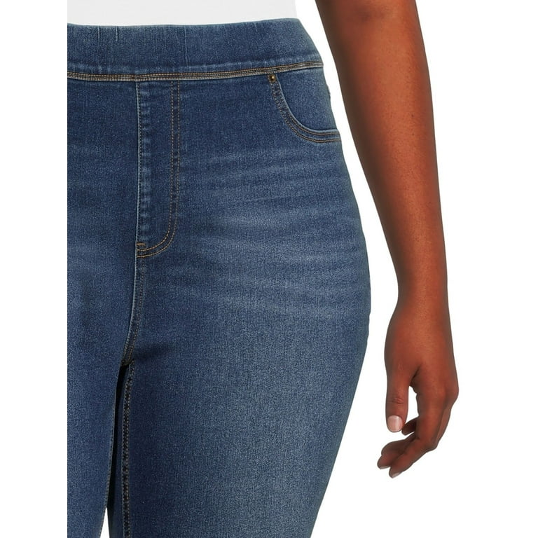 Walmart plus shop size capri jeggings