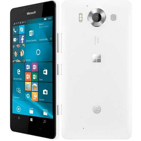 Refurbished Microsoft Nokia Lumia 950 32GB AT&T Unlocked Smartphone RM-1105 Window 10, (Best Nokia Lumia Smartphone)
